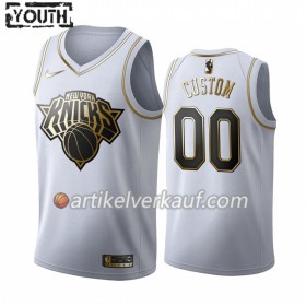NBA New York Knicks Trikot Nike 2019-2020 Weiß Golden Edition Personalisierung Swingman - Kinder